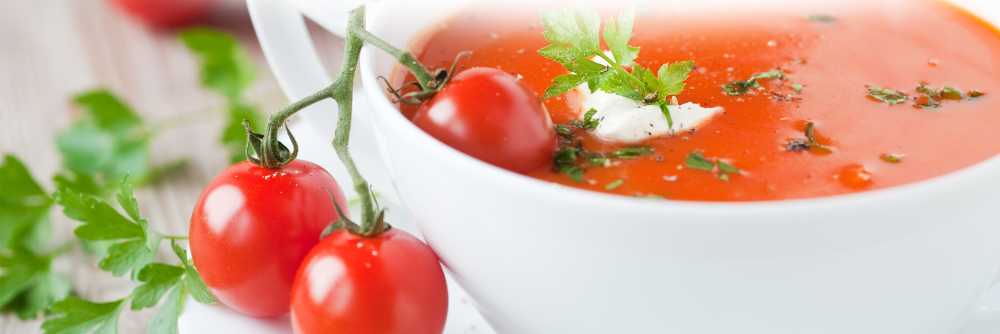 Tomatensuppe bei Dionysos